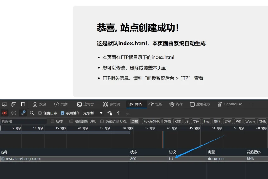 验证 HTTP3